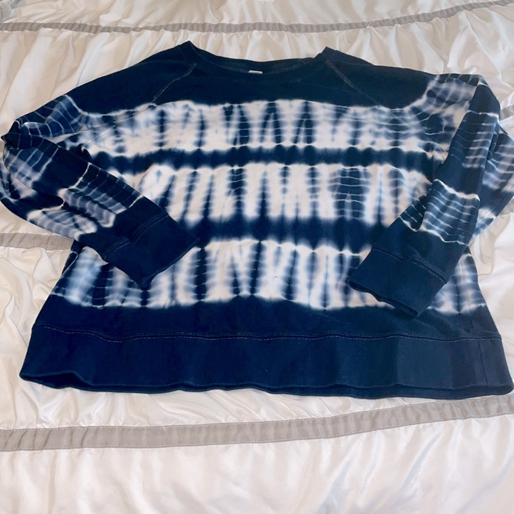 Blue Tye Dye Sweatshirt